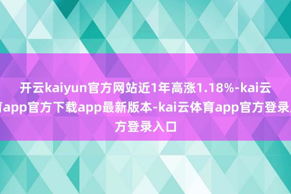 开云kaiyun官方网站近1年高涨1.18%-kai云体育app官方下载app最新版本-kai云体育app官方登录入口