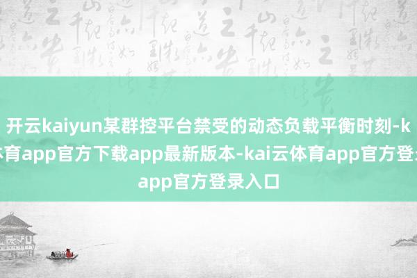 开云kaiyun某群控平台禁受的动态负载平衡时刻-kai云体育app官方下载app最新版本-kai云体育app官方登录入口